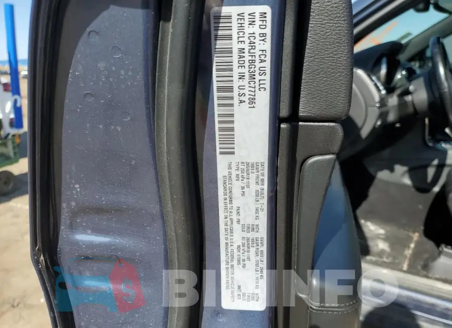 1C4RJFBG3MC777861 Photo# 13