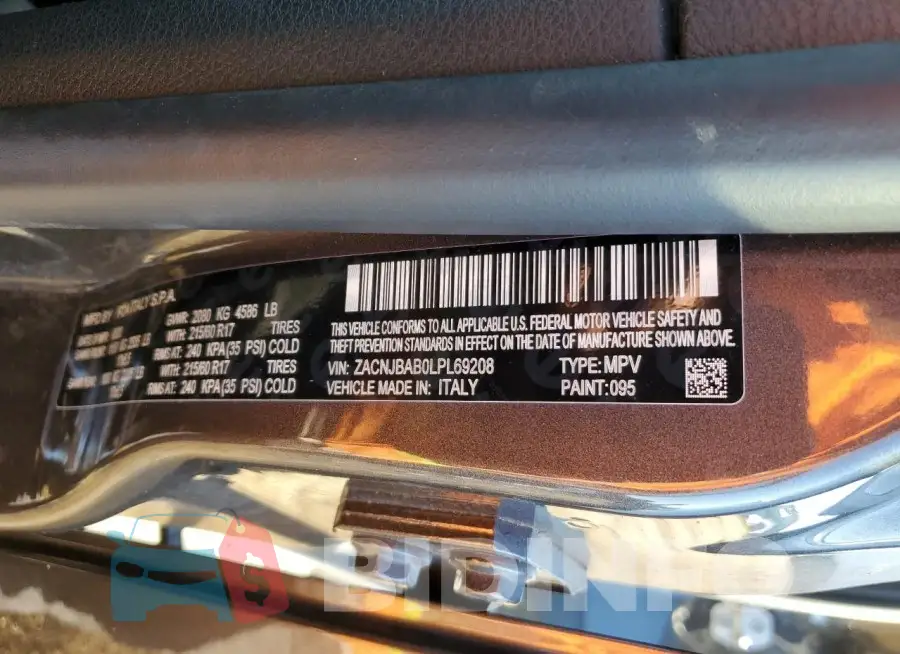 ZACNJBAB0LPL69208 Photo# 12