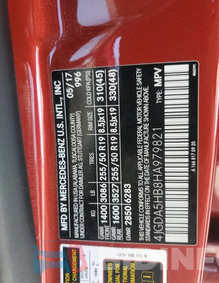 4JGDA5HB8HA979821 Photo# 12