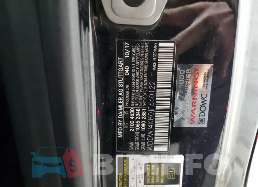 WDDWJ4KB0JF660122 Photo# 12
