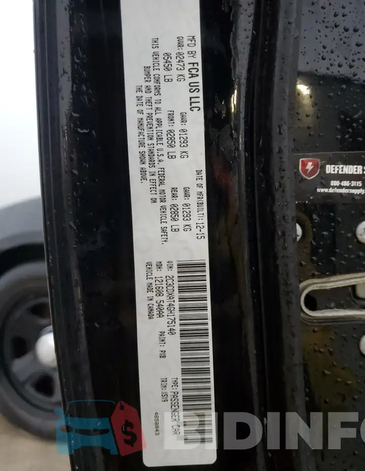 2C3CDXAT4GH175140 Photo# 13