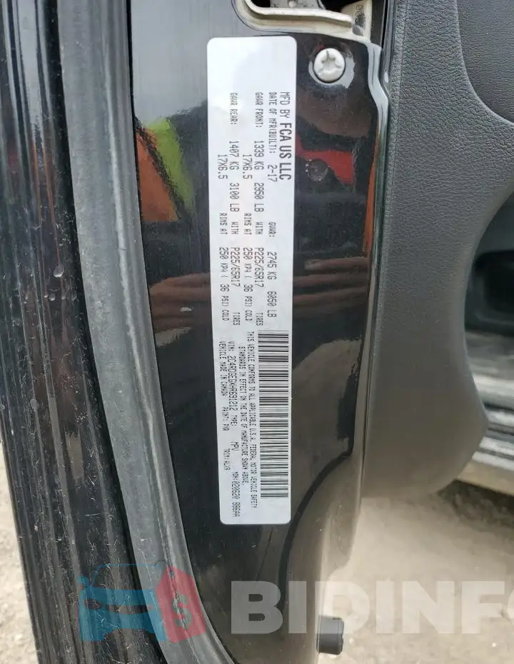 2C4RDGEGXHR691212 Photo# 14