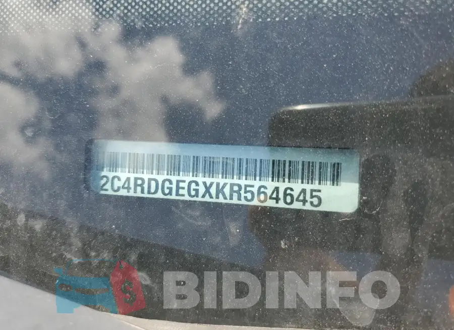2C4RDGEGXKR564645 Photo# 13