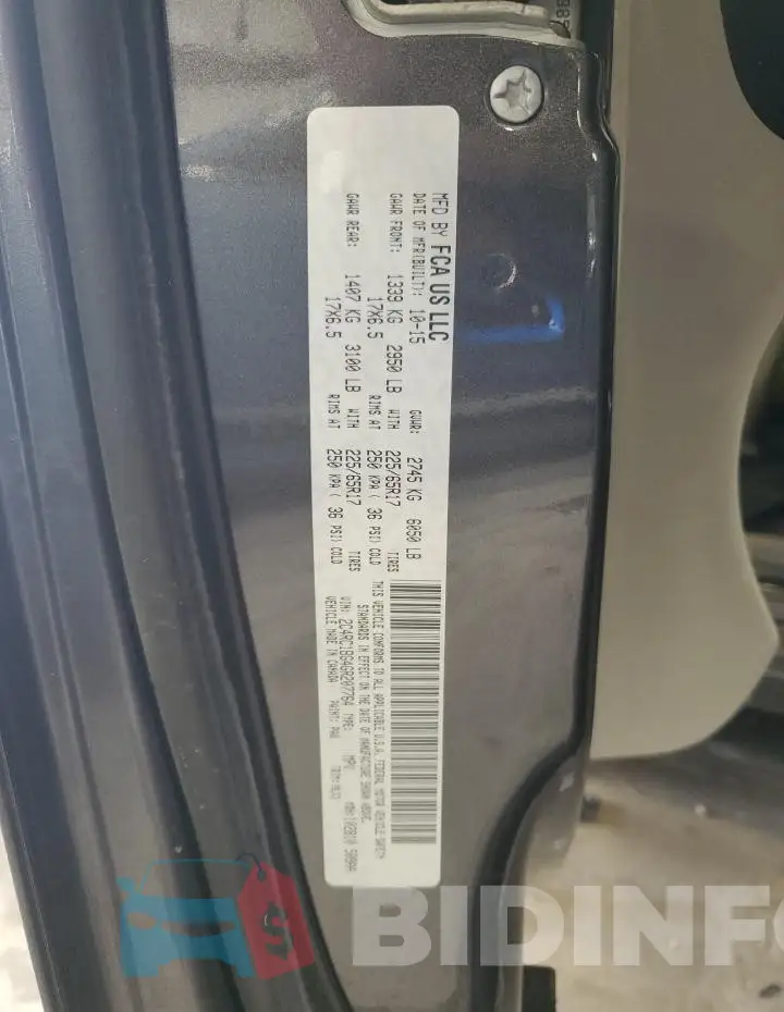 2C4RC1BG4GR207764 Photo# 13