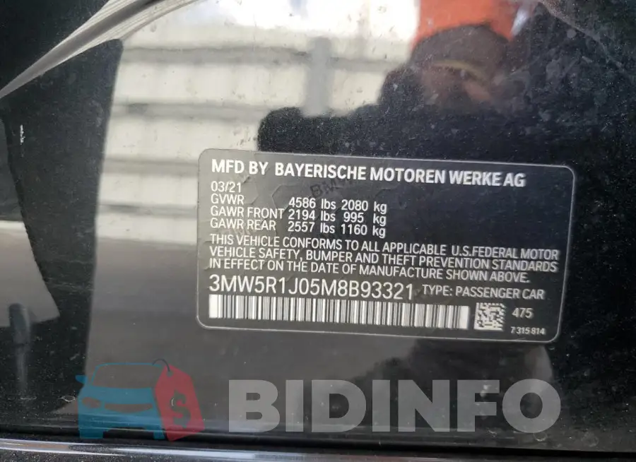 3MW5R1J05M8B93321 Photo# 12