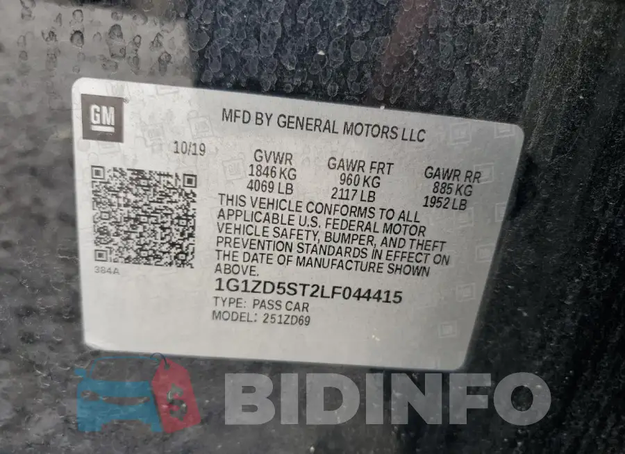 1G1ZD5ST2LF044415 Photo# 12