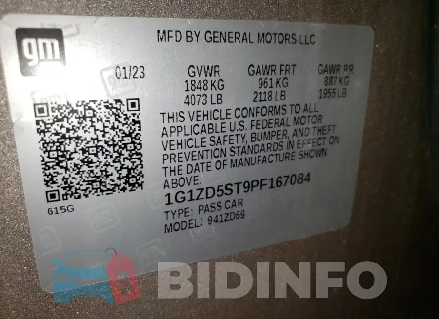 1G1ZD5ST9PF167084 Photo# 12