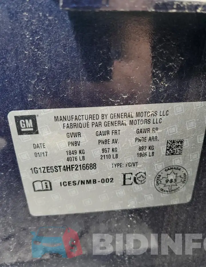 1G1ZE5ST4HF216688 Photo# 12