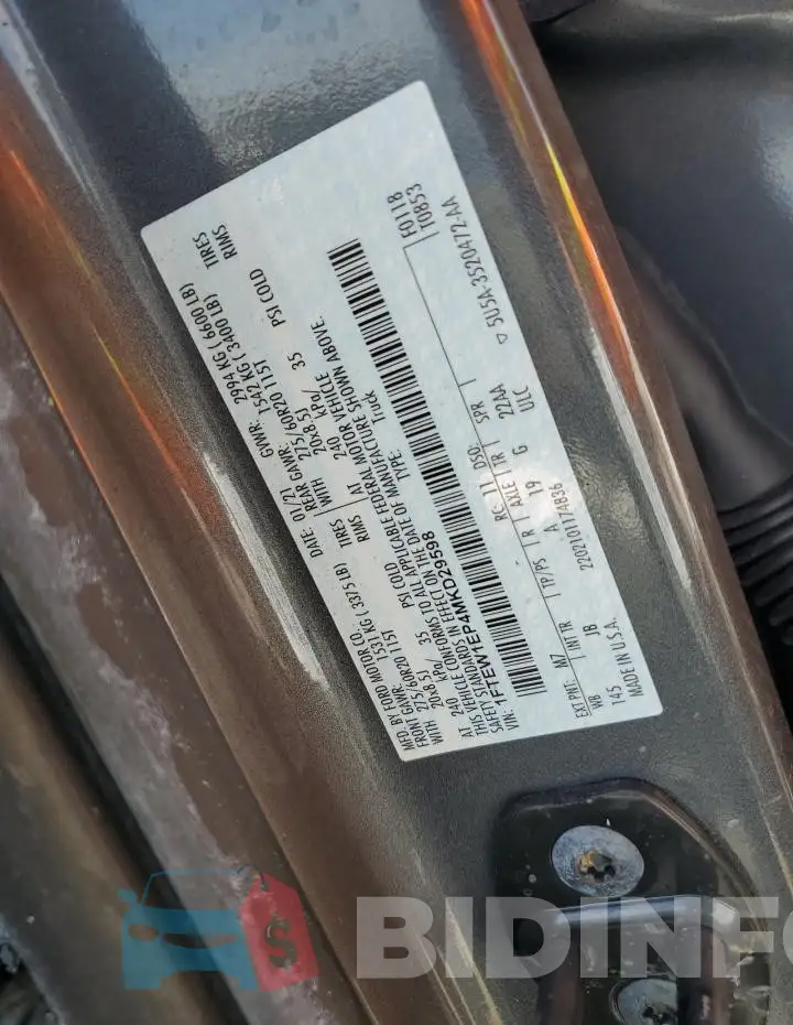 1FTEW1EP4MKD29598 Photo# 12