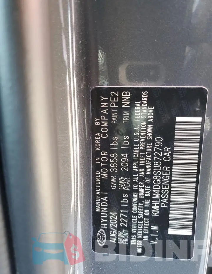 KMHLM4DG8SU872790 Photo# 13