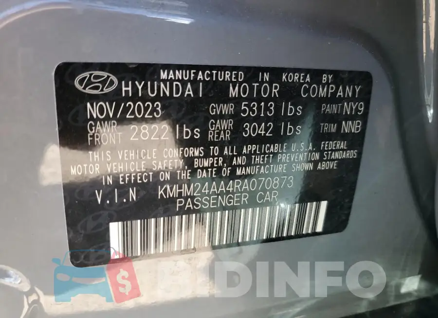 KMHM24AA4RA070873 Photo# 12