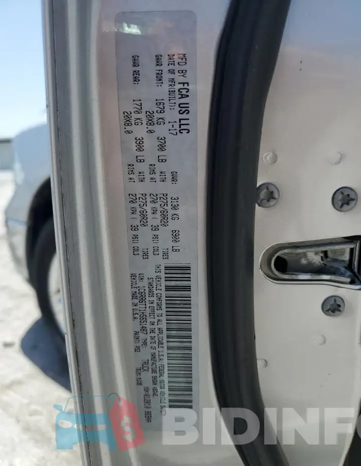 1C6RR6TT1HS651487 Photo# 12