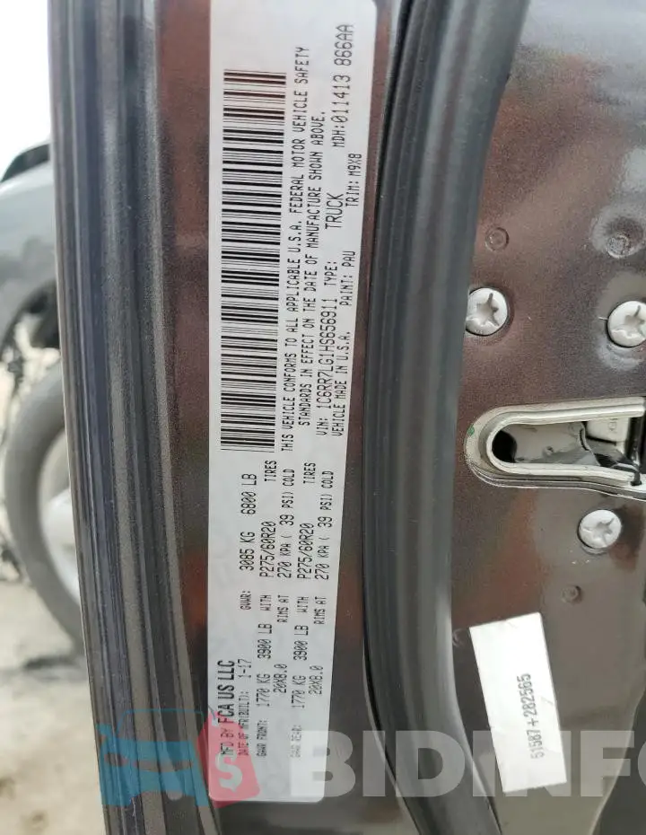 1C6RR7LG1HS656911 Photo# 12
