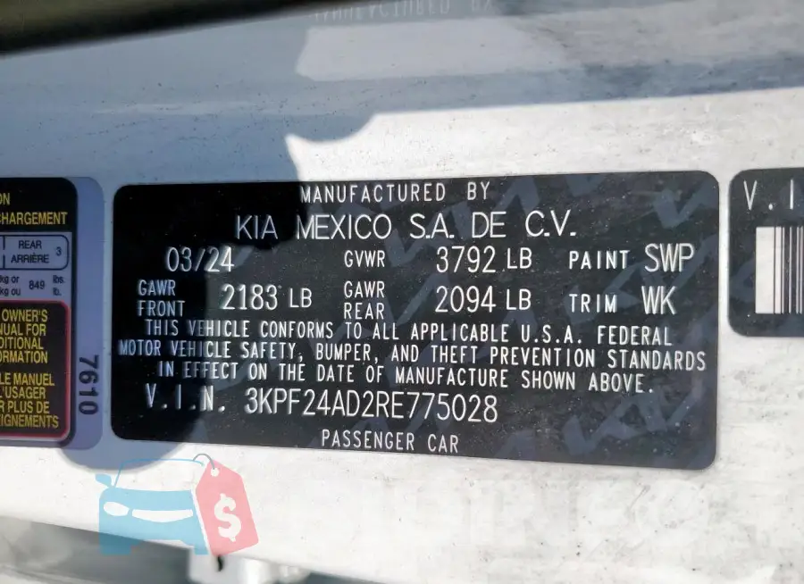 3KPF24AD2RE775028 Photo# 13
