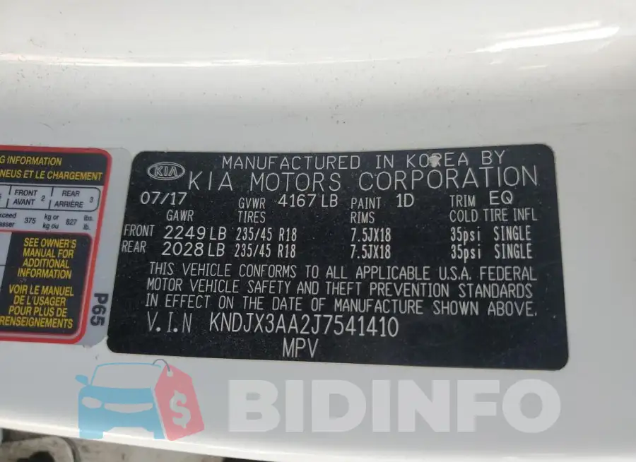 KNDJX3AA2J7541410 Photo# 12