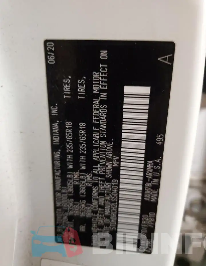 5TDHBRCH2LS504019 Photo# 13