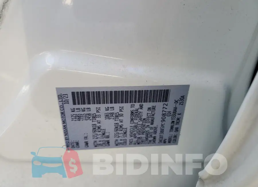 5N1BT3BB5PC908772 Photo# 14