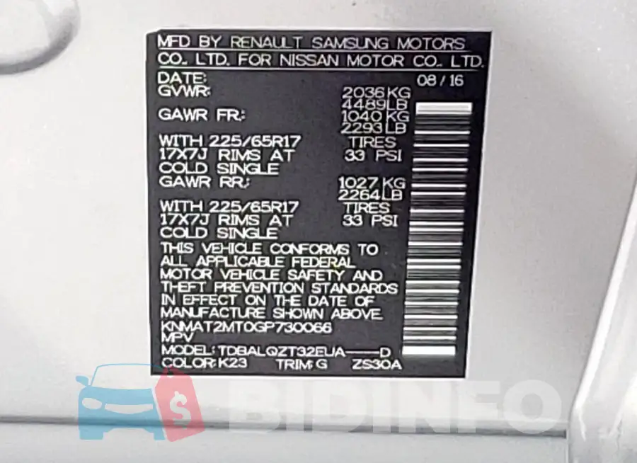 KNMAT2MT0GP730066 Photo# 12