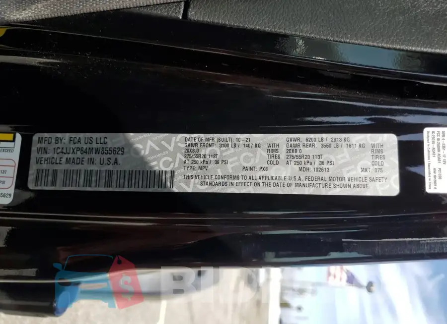 1C4JJXP64MW855629 Photo# 13