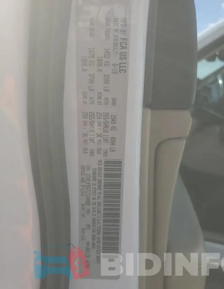 1C4RJFBG7LC100892 Photo# 13