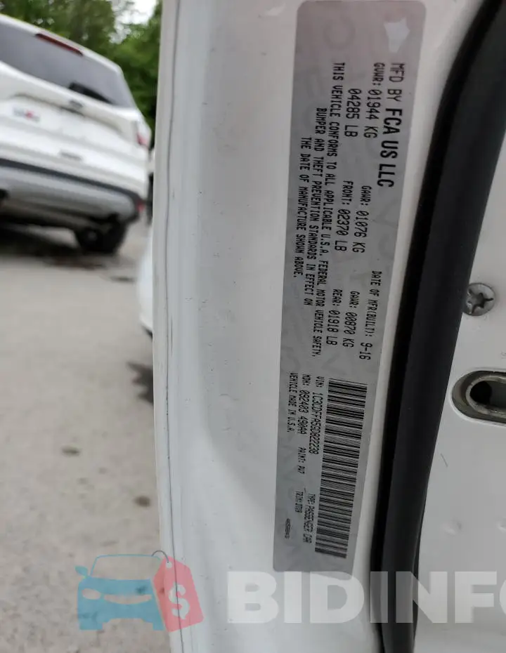 1C3CDFFA5GD822238 Photo# 12