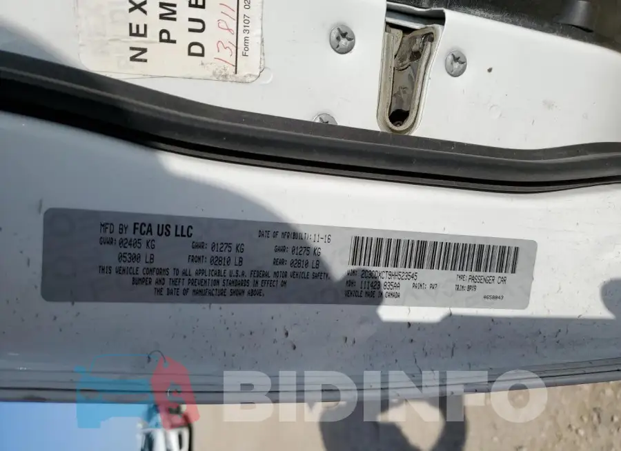 2C3CDXCT9HH523545 Photo# 13