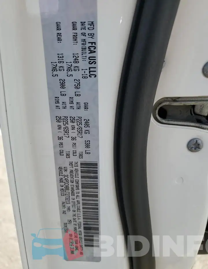 3C4PDCAB8JT273213 Photo# 13