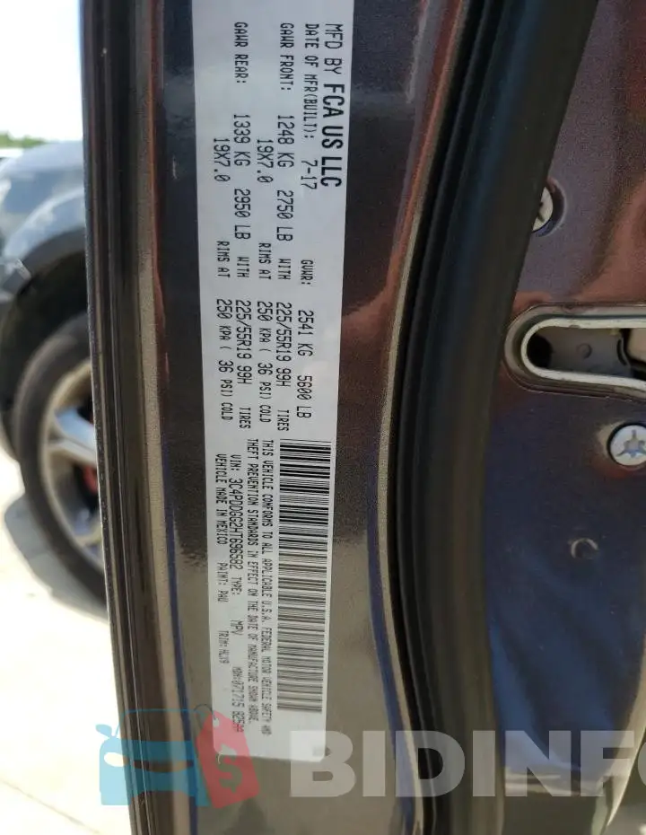 3C4PDDGG2HT696582 Photo# 10