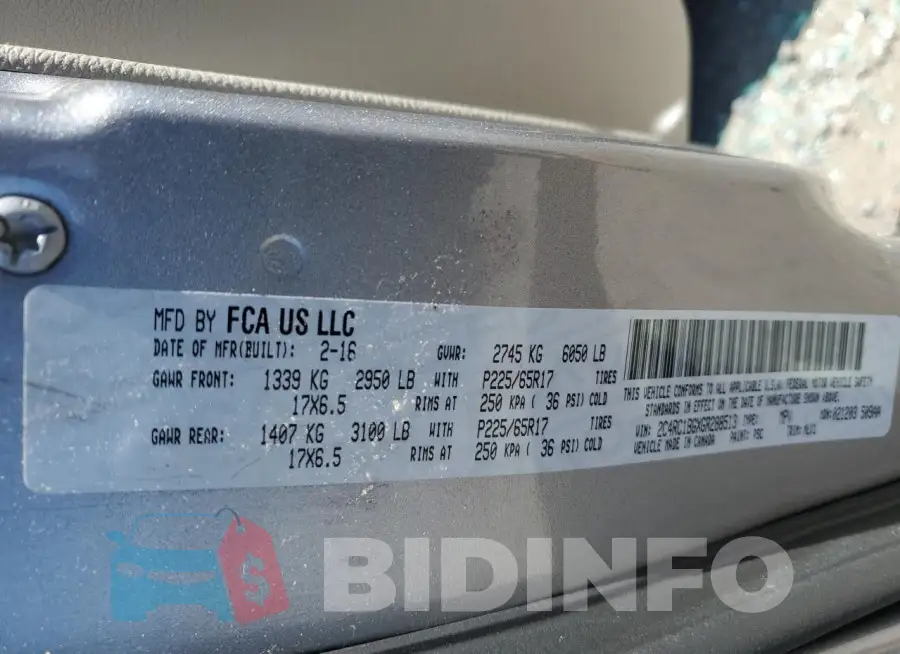 2C4RC1BGXGR288513 Photo# 13