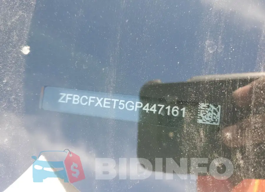 ZFBCFXET5GP447161 Photo# 13