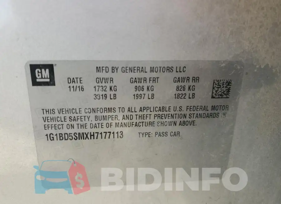 1G1BD5SMXH7177113 Photo# 12
