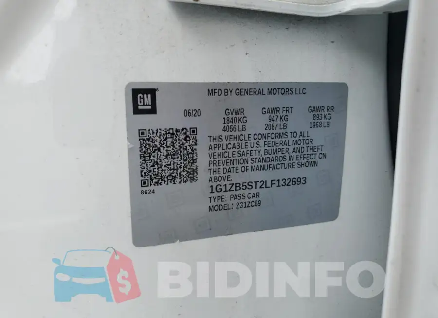 1G1ZB5ST2LF132693 Photo# 13