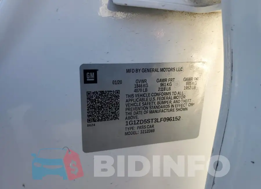 1G1ZD5ST3LF096152 Photo# 12