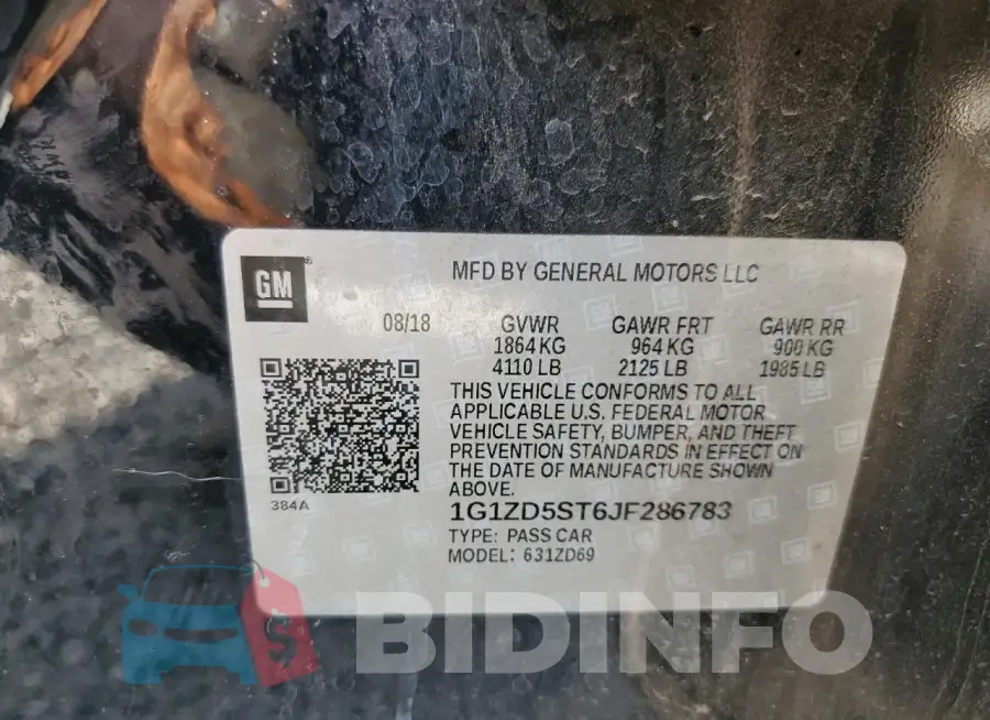 1G1ZD5ST6JF286783 Photo# 12