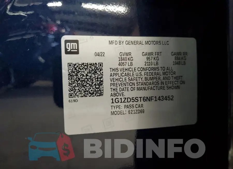 1G1ZD5ST6NF143452 Photo# 12