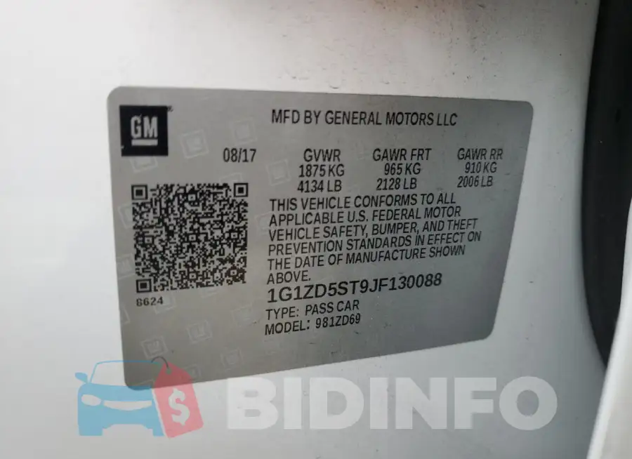 1G1ZD5ST9JF130088 Photo# 12