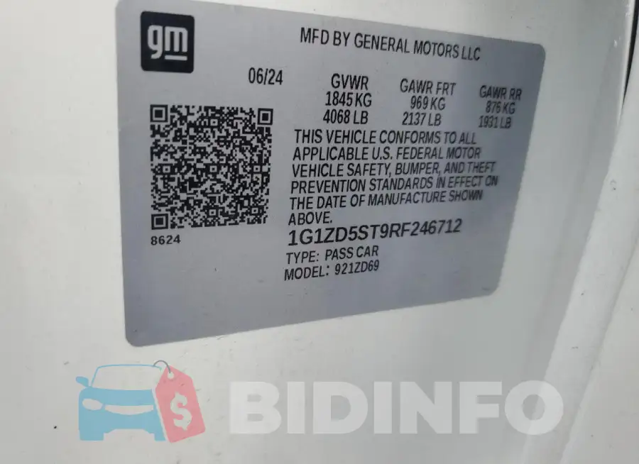 1G1ZD5ST9RF246712 Photo# 12