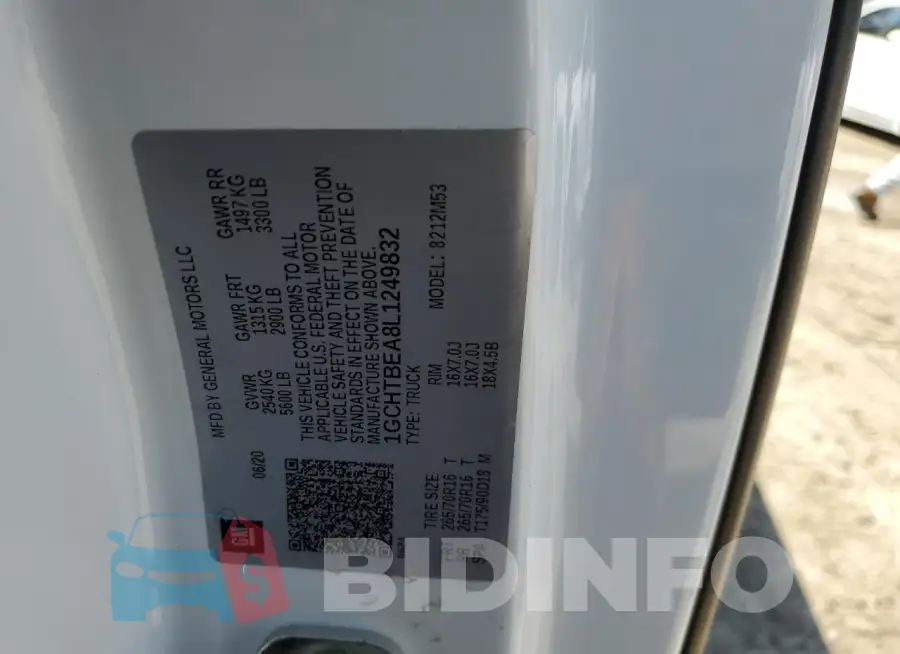 1GCHTBEA8L1249832 Photo# 12