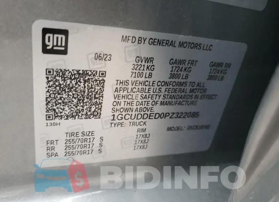 1GCUDDED0PZ322085 Photo# 13