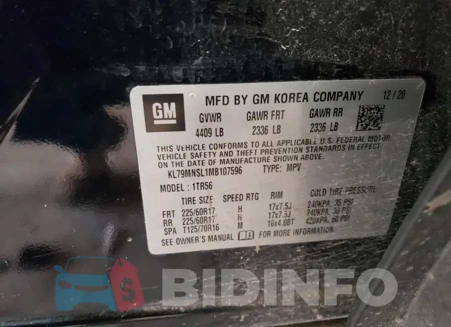 KL79MNSL1MB107596 Photo# 13