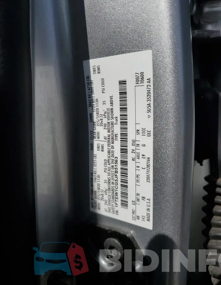 1FTEW1CG5JFB51563 Photo# 12