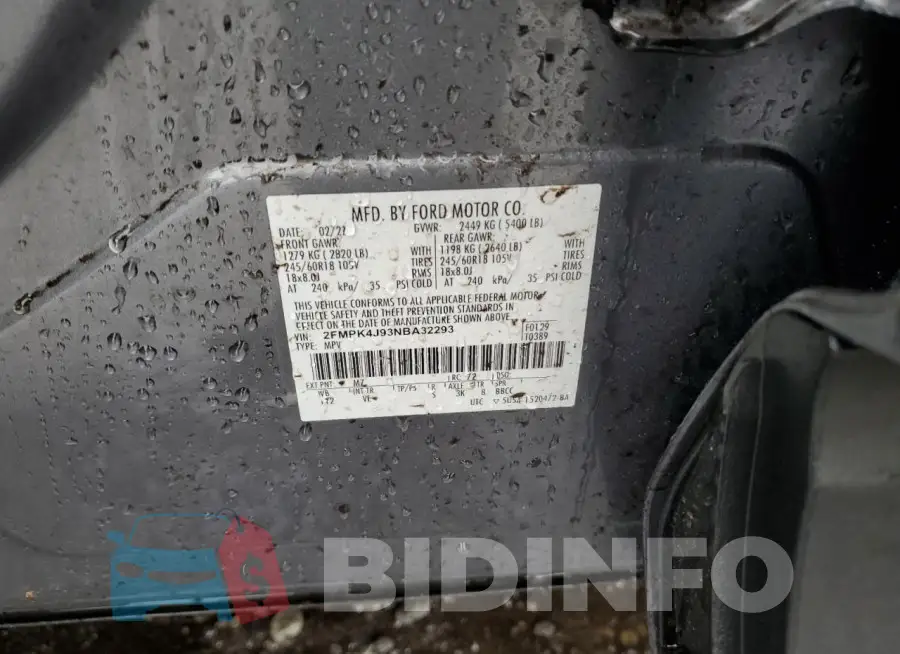 2FMPK4J93NBA32293 Photo# 14