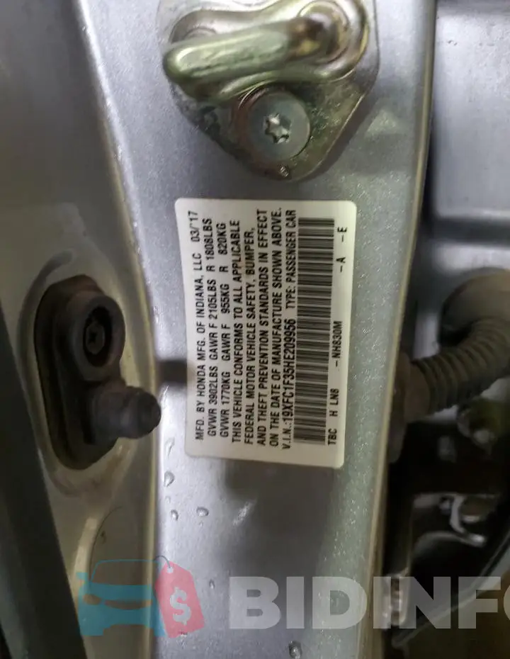 19XFC1F35HE209956 Photo# 12