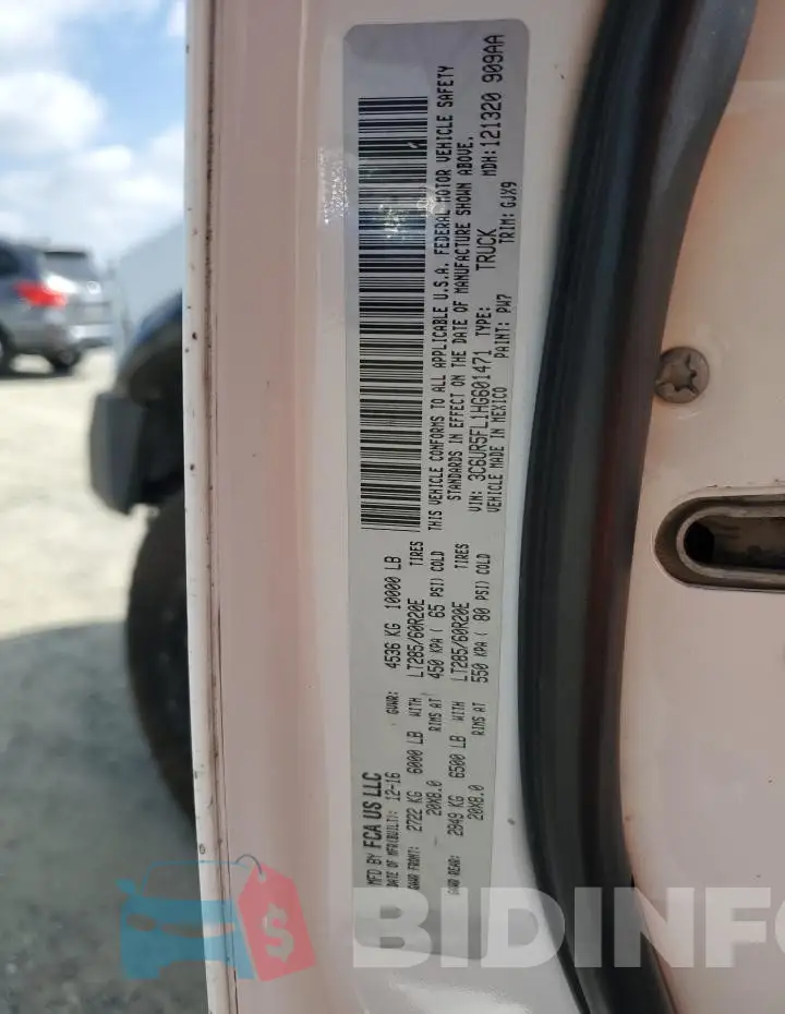 3C6UR5FL1HG601471 Photo# 12