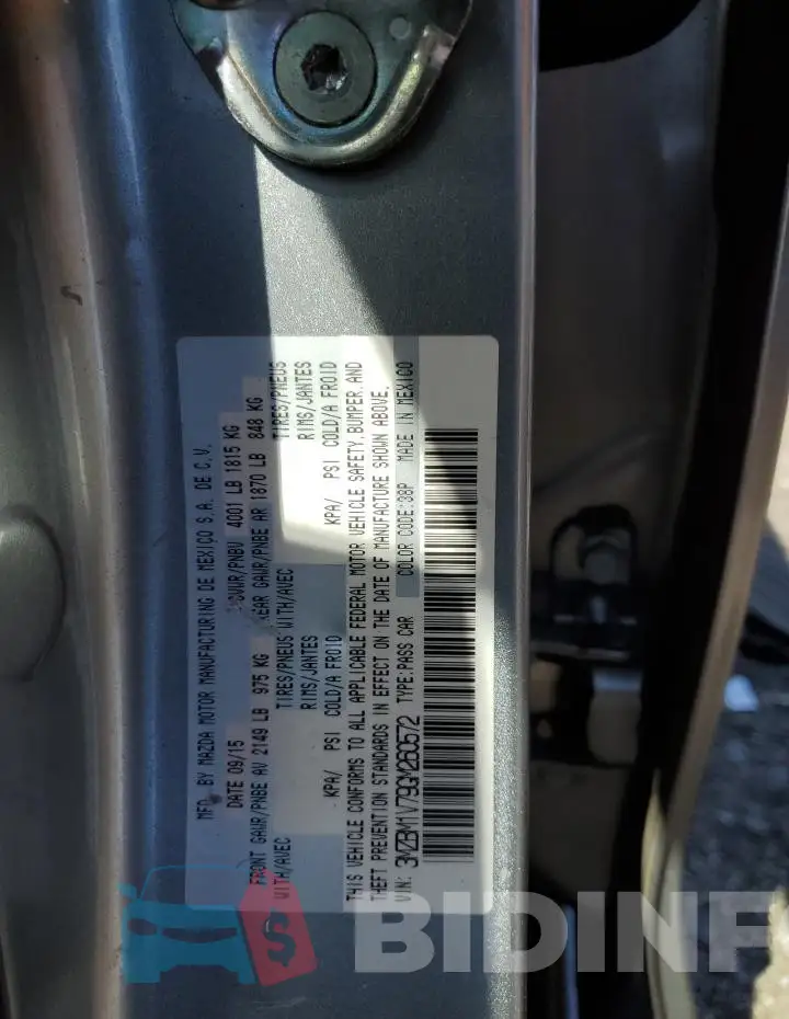 3MZBM1V79GM260572 Photo# 12