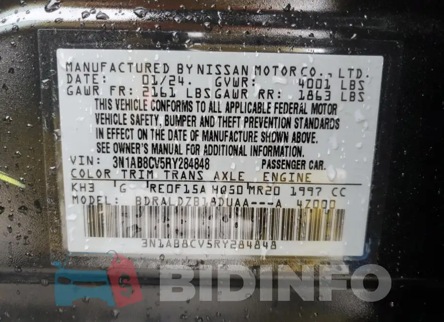 3N1AB8CV5RY284848 Photo# 12
