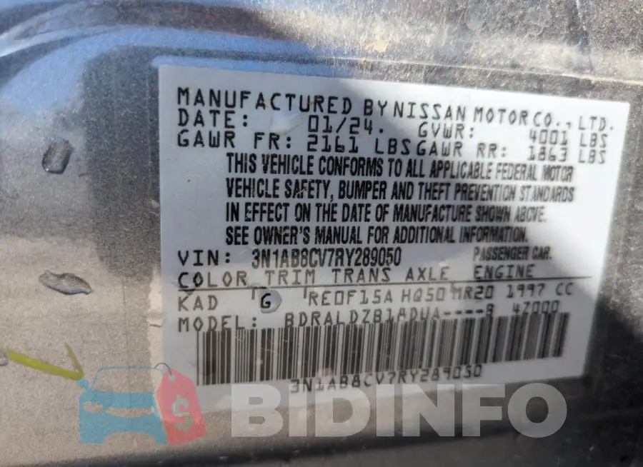 3N1AB8CV7RY289050 Photo# 13