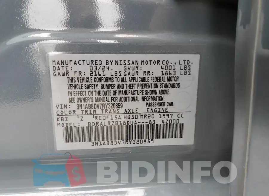 3N1AB8DV7RY320859 Photo# 12