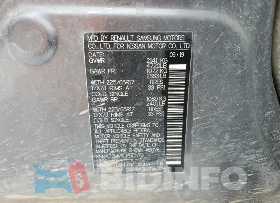 KNMAT2MVXLP517170 Photo# 13