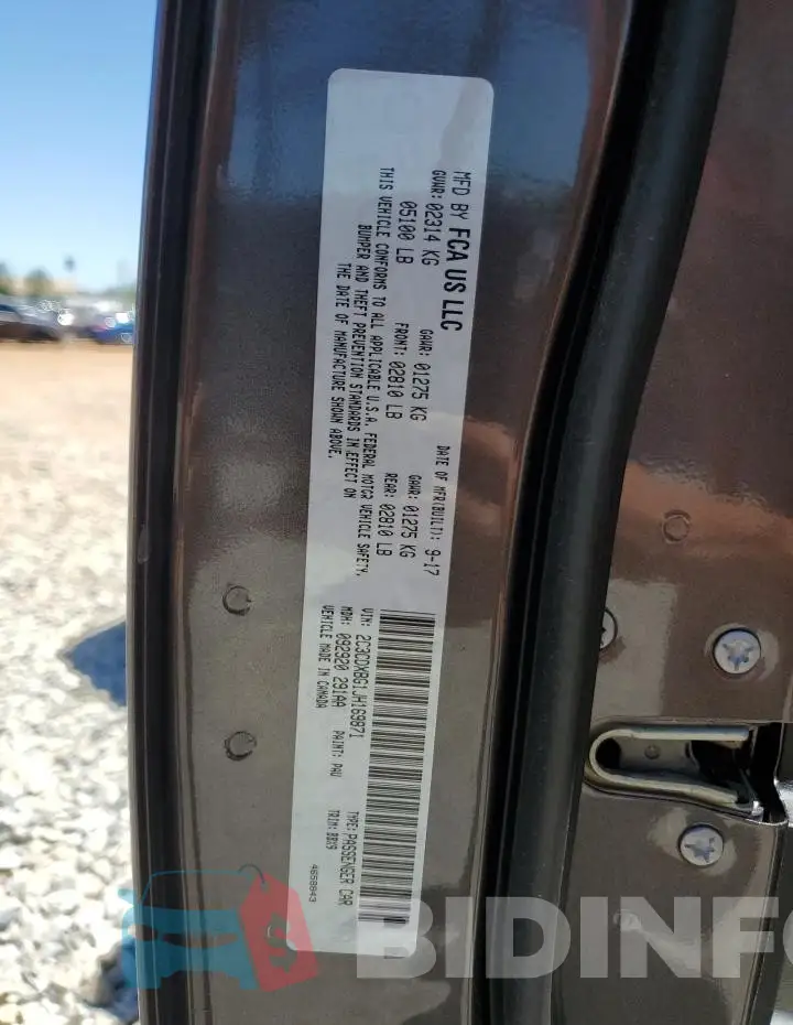 2C3CDXBG1JH169871 Photo# 12